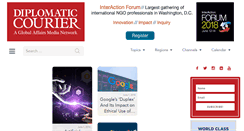 Desktop Screenshot of diplomaticourier.com